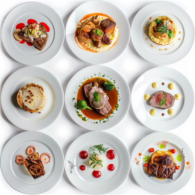 Коллаж блюд